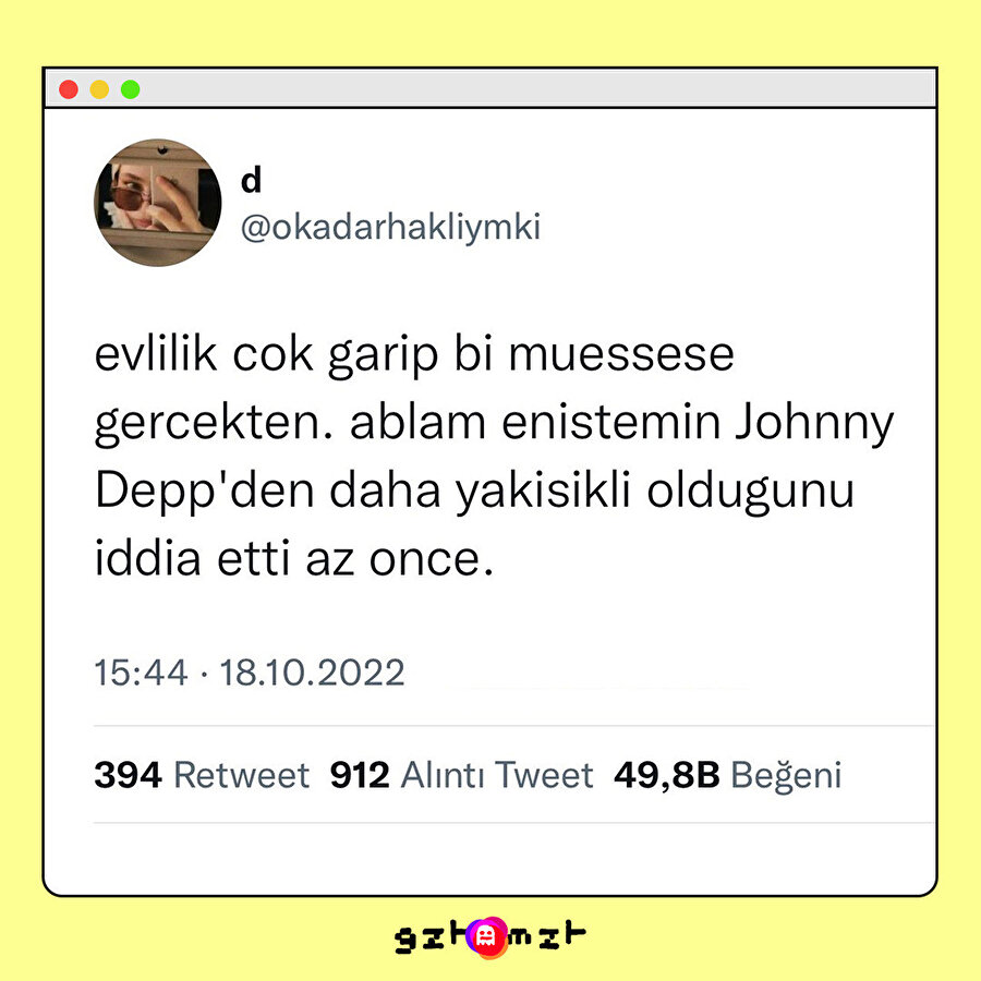 Evlenince bürüneceğim kişilik