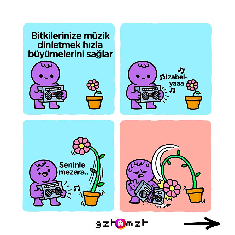 Sinir bozucu gerçeklikte karikatür serisi