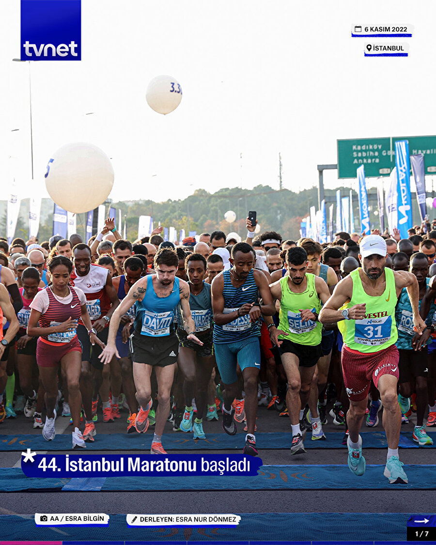 44. İstanbul Maratonu başladı