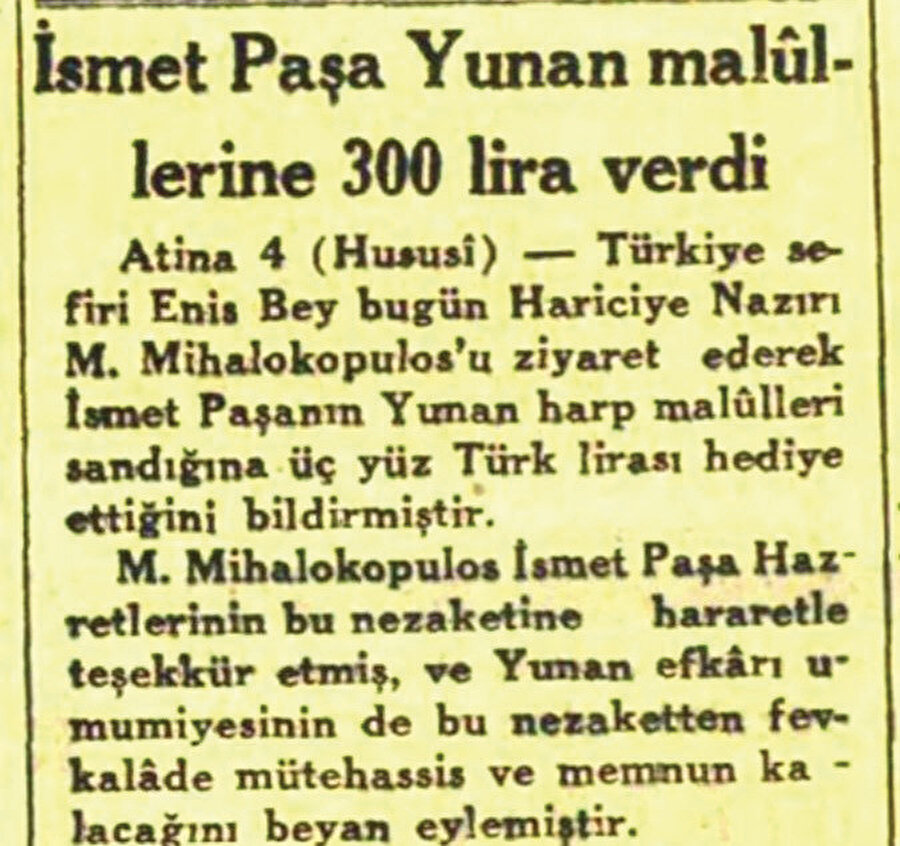 CHP'den Türk katleden Yunan askerine para.