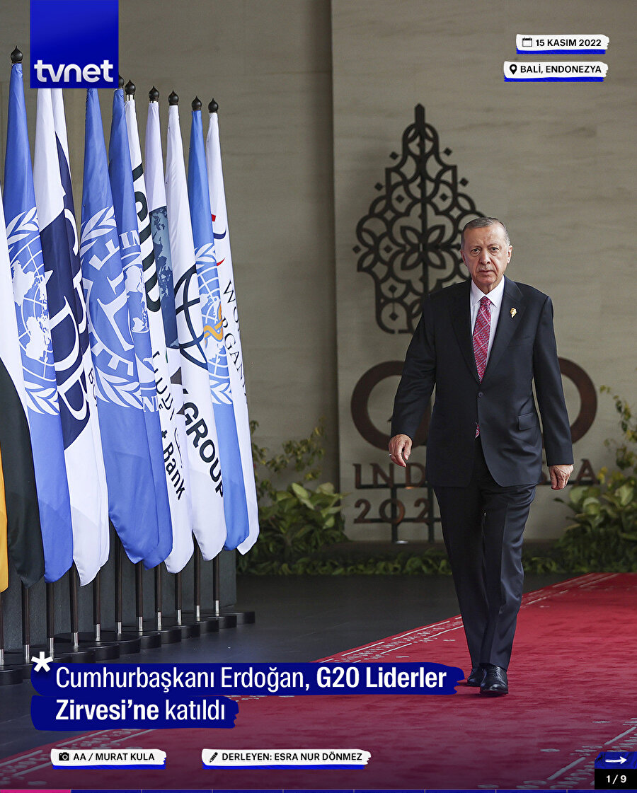 Cumhurbaşkanı Erdoğan, G20 Liderler Zirvesi’ne katıldı