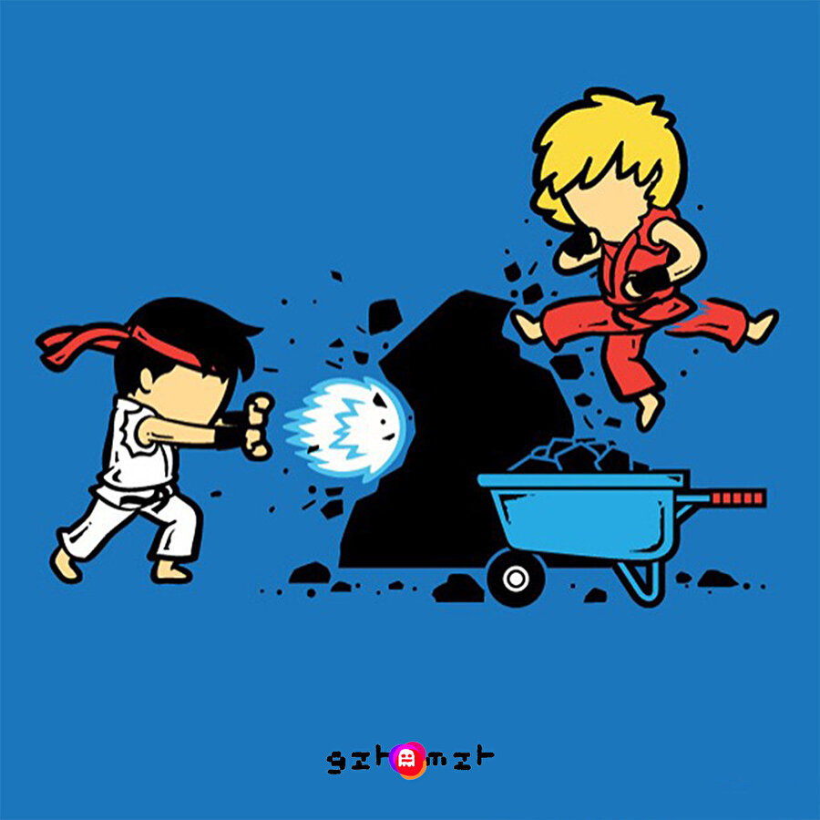 Meslekleri farklı olsaydı Street Fighter