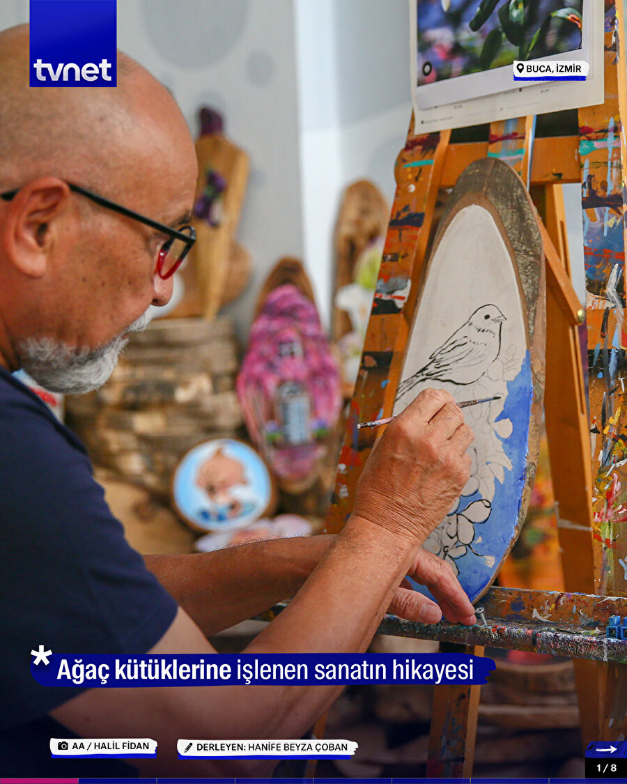 Ağaç kütüklerine işlenen sanatın hikayesi