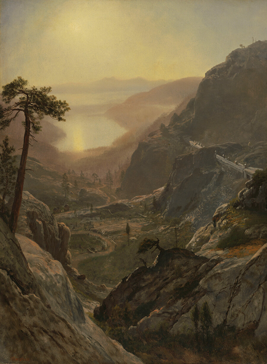 Donner Lake from the Summit (1873) 
