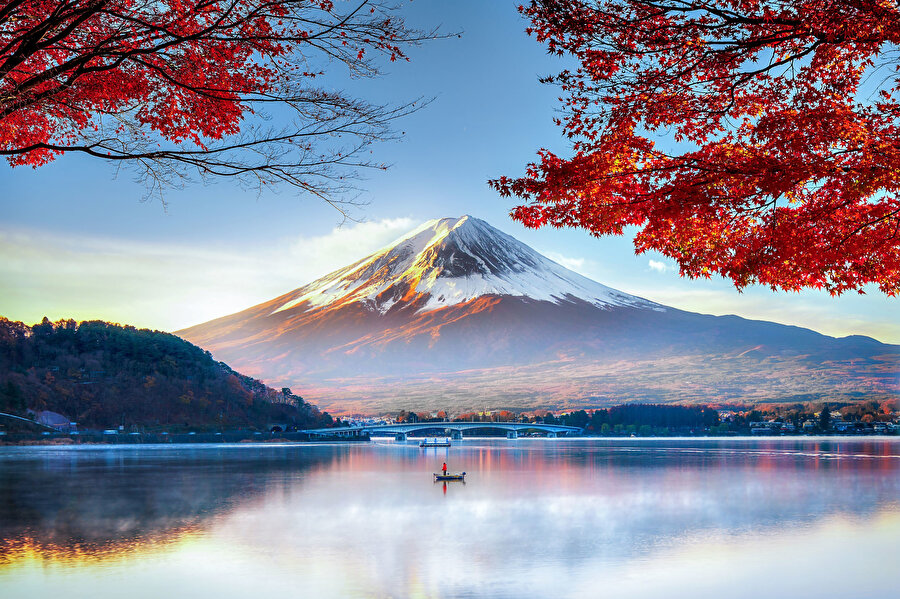 Fuji Dağı.