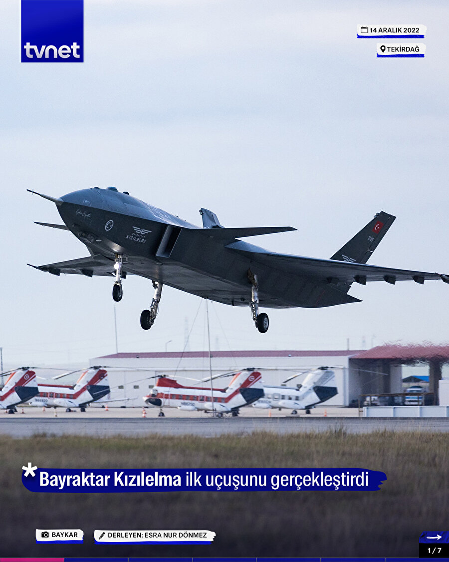 Bayraktar Kızılelma ilk uçuşunu gerçekleştirdi