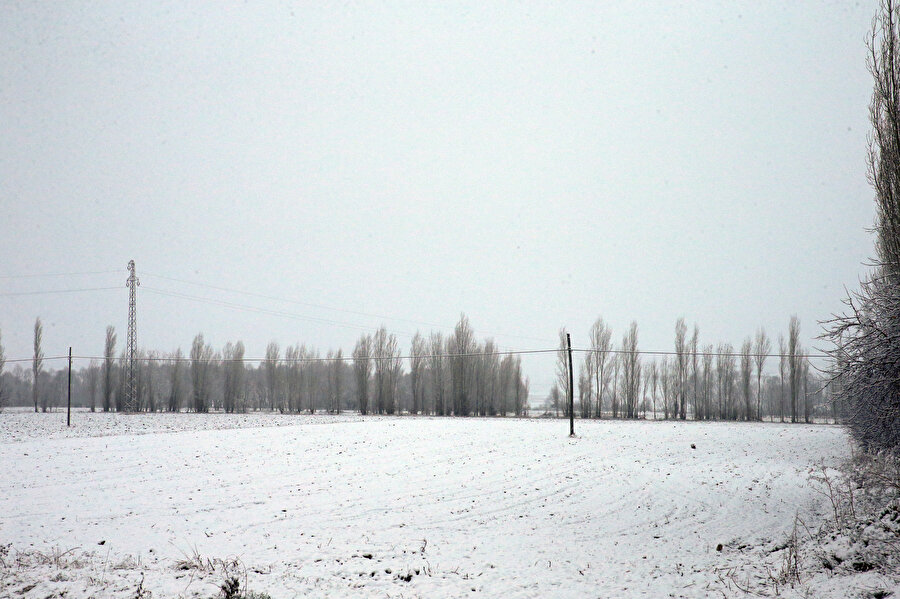 Gece saatlerinde başladı: Her yer bembeyaz oldu