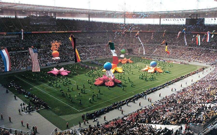 Stade de France’de 1998 FIFA Dünya Kupası seremonisi.