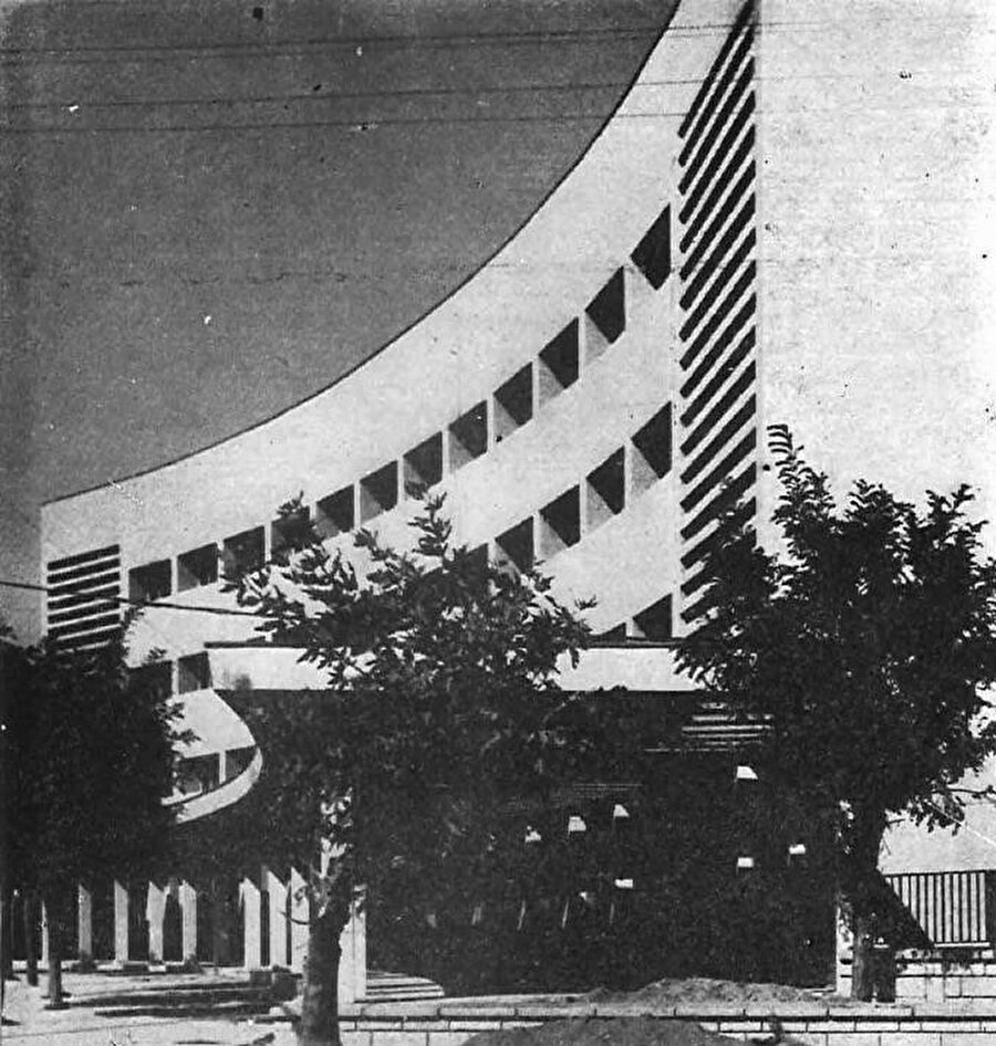 Kervansaray Oteli’nin yakından görünümü, Kaynak: Arkitekt dergisi.