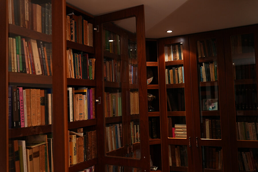 Ümit Meriç'in babası Cemil Meriç'in Kütüphanesi