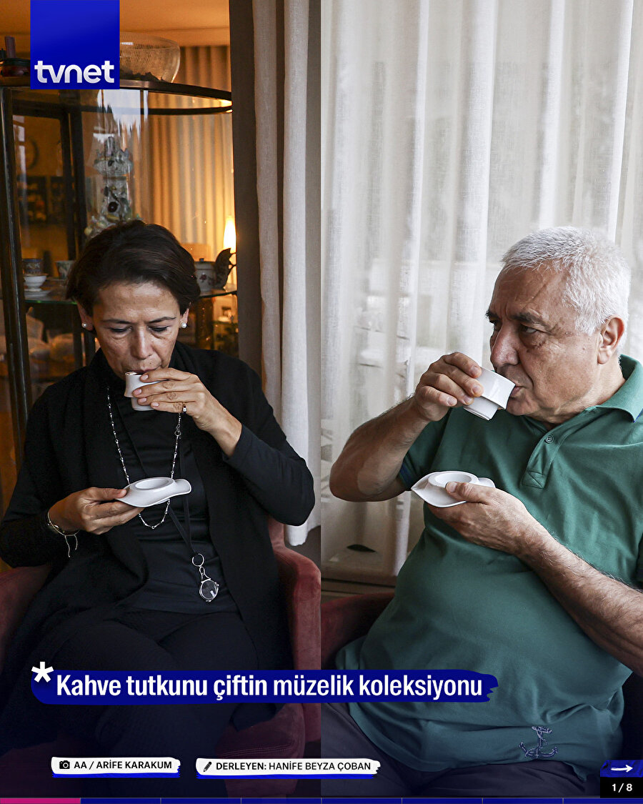 Kahve tutkunu çiftin müzelik koleksiyonu