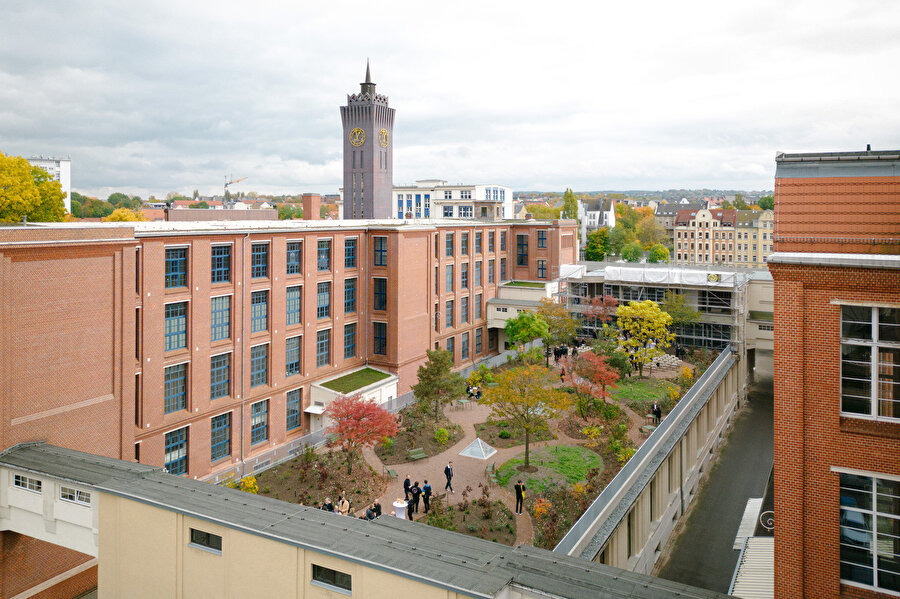 Wirkbau Chemnitz Roof Garden.