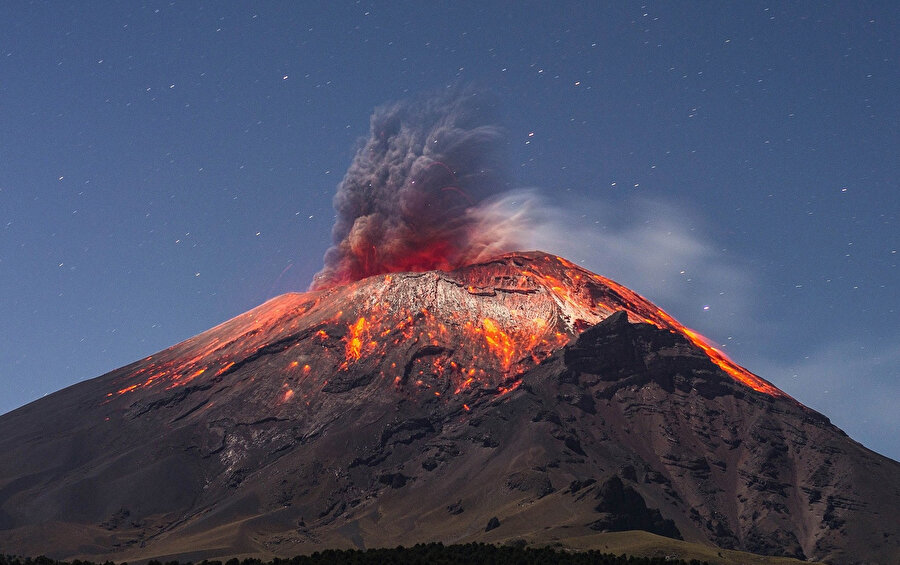 Popocatepetl Yanardağı