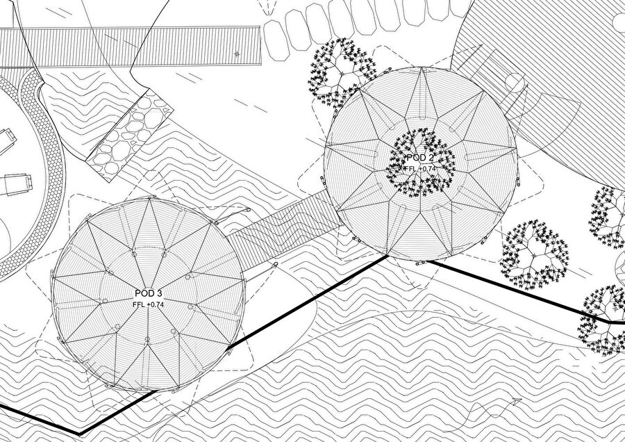 Ulaman Eko Luxury Resort plan.