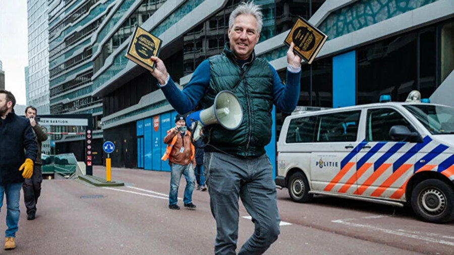 İslam karşıtı Pegida grubunun Hollanda lideri Edwin Wagensveld