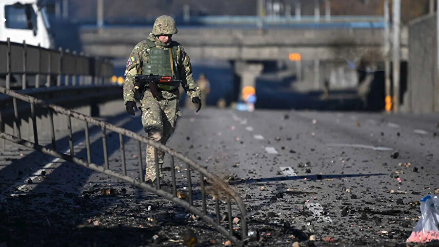 Kiev'de siren sesleri: Yine ağır bombardıman altında