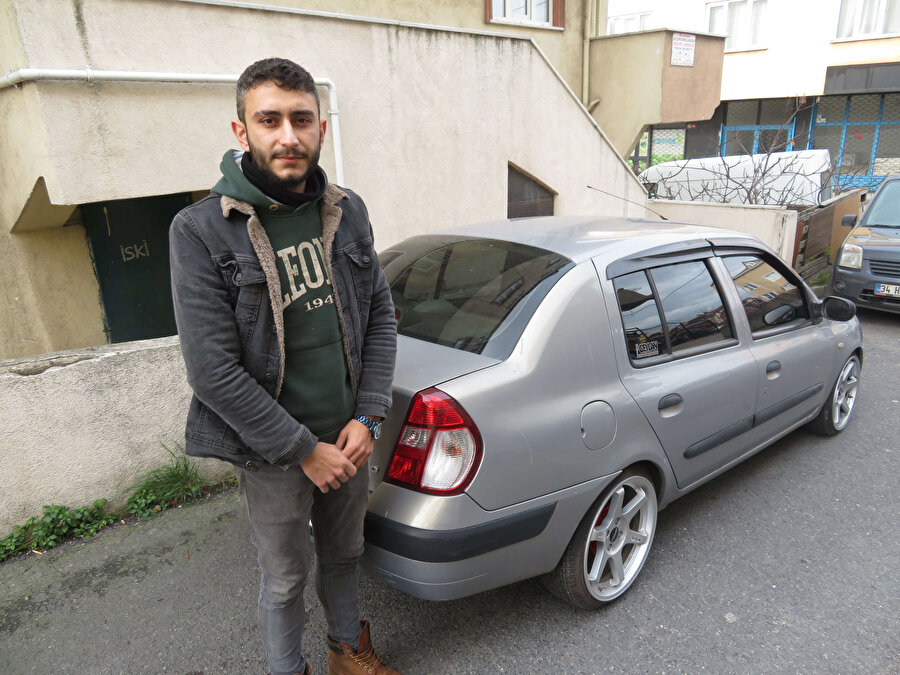 Sabah uyanıp aracını görünce neye uğradığını şaşırdı