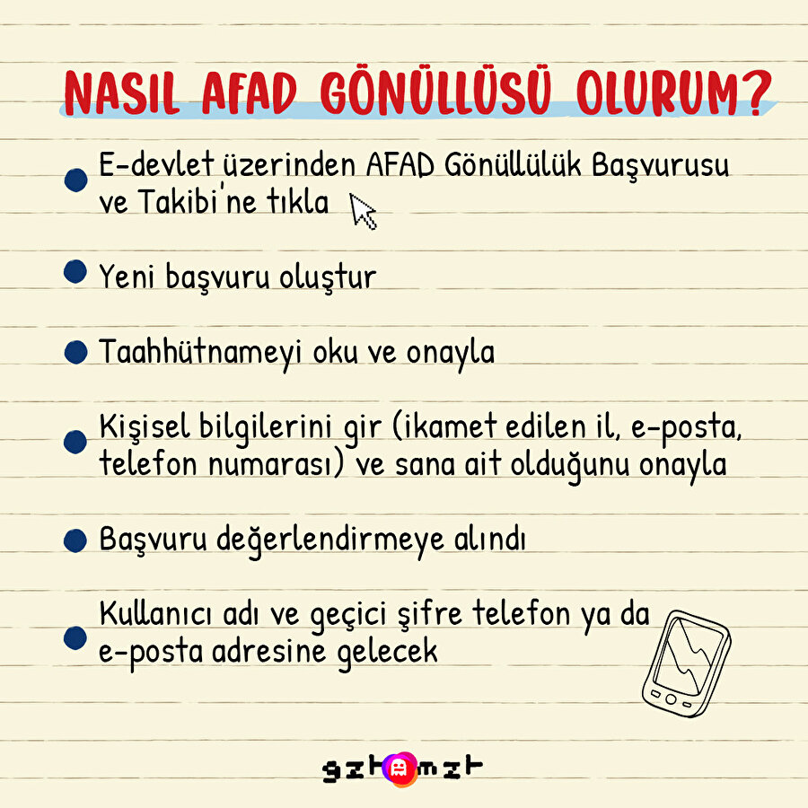 Nasıl AFAD Gönüllüsü olurum?
