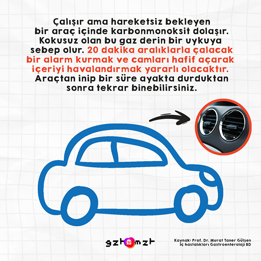 ​Araç içinde uyuyacak olanların dikkatine!