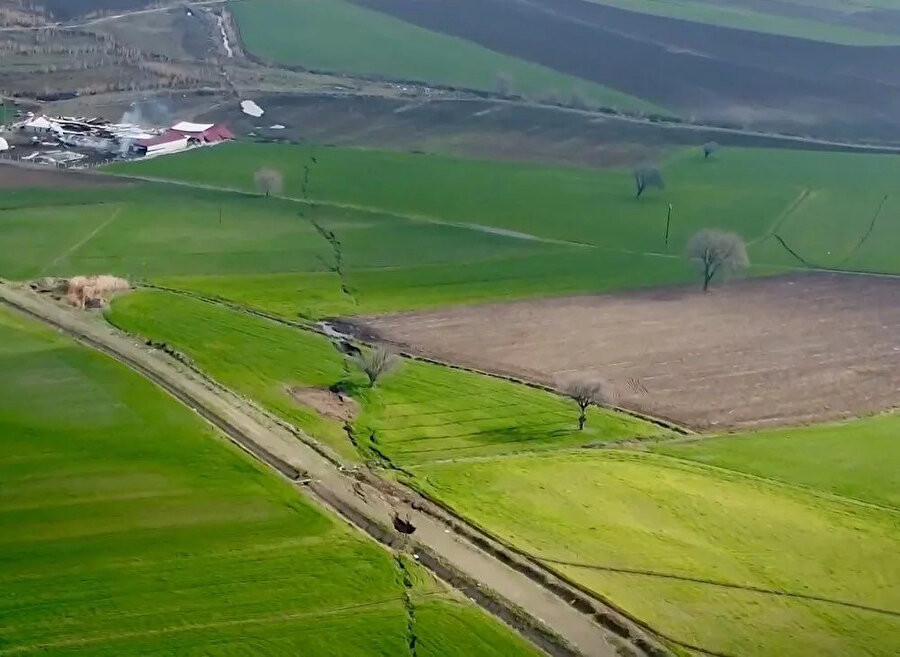 Kahramanmaraş’taki fay kırığı böyle görüntülendi