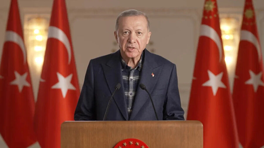 Cumhurbaşkanı Recep Tayyip Erdoğan, Birleşik Arap Emirlikleri'nde düzenlenen Dünya Hükümetleri Zirvesi'ne video mesajı