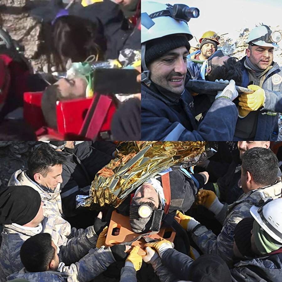 3 kişi enkazdan kurtarıldı