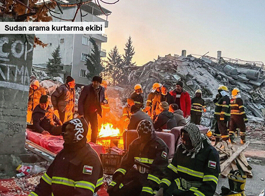 Sudan arama kurtarma ekibi