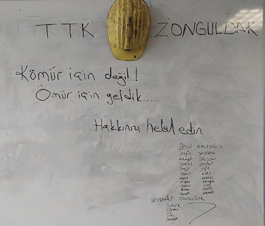 'Kömür için değil, ömür için geldik'