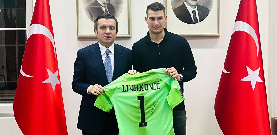  Türkiye Zagreb Büyükelçisi Yavuz Selim Kıran & Dominik Livakovic