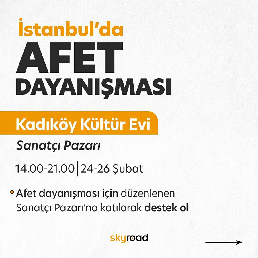 İstanbul’da afet dayanışması