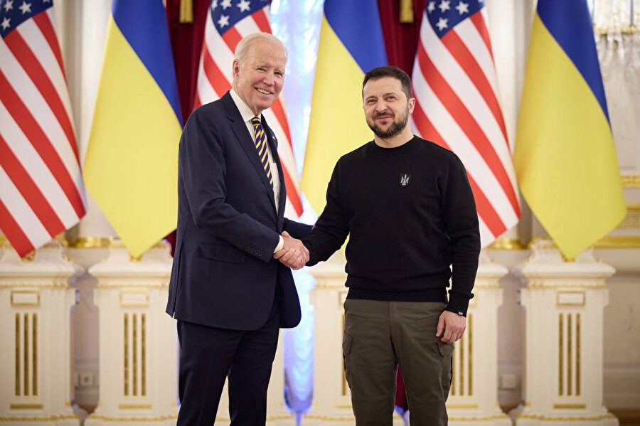 ABD Başkanı Biden, Kiev'de

