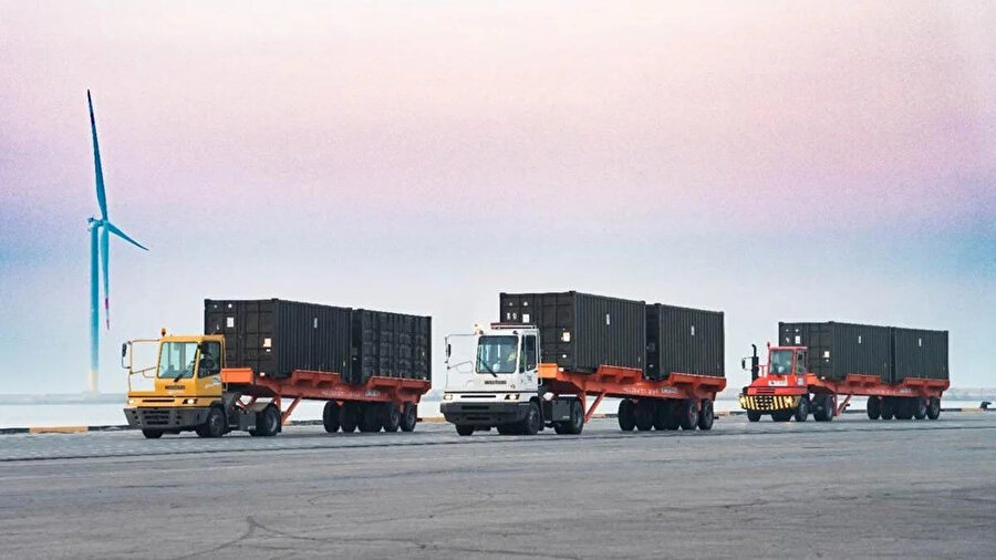 Konteynerlar yola çıktı