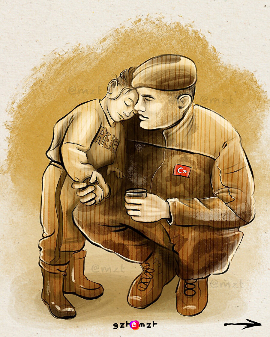 Askerimizin verdiği güveni, emeği anlatan o kareler 🇹🇷