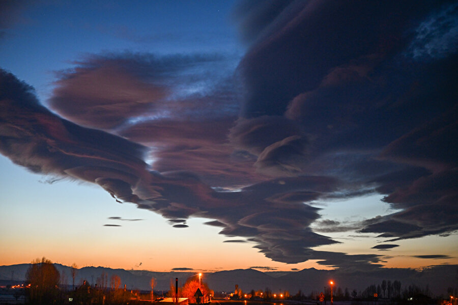 Van'da mercek bulutları görüldü
