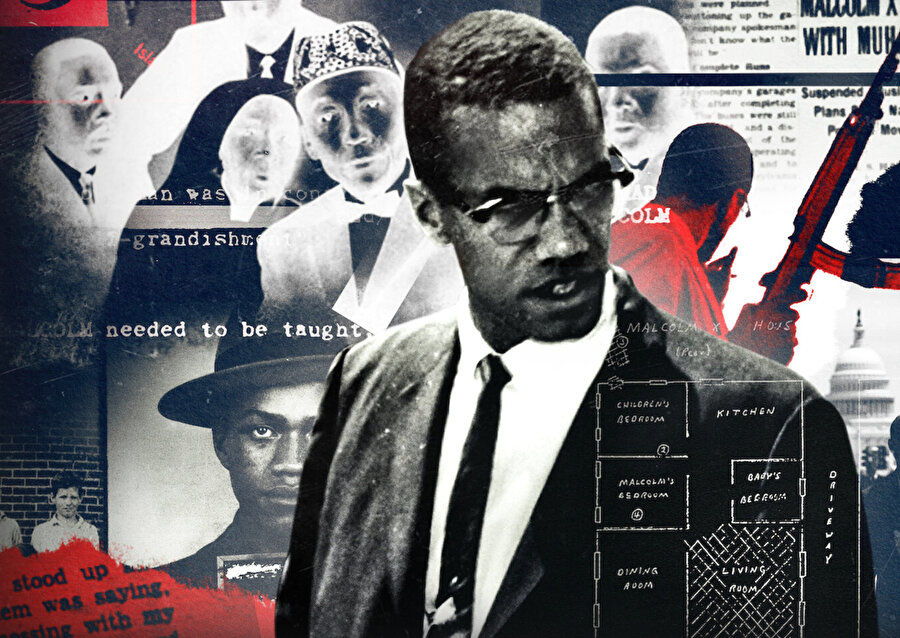 Netflix'in Who Killed Malcolm X? adlı dizinden bir görüntüdür.
