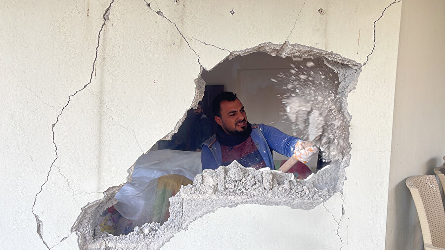 Şanlıurfa'da bir yandan kontrollü yıkım, bir yandan eşya kurtarma telaşı