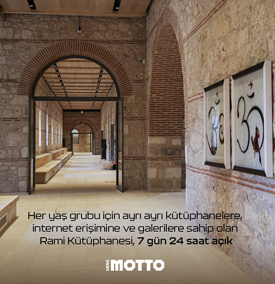 Öğrenciler için en güzel mekan: Rami Kütüphanesi