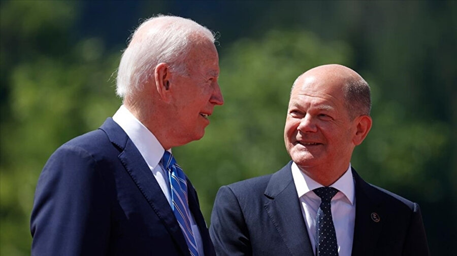 ABD Başkanı Joe Biden ve Almanya Başbakanı Olaf Scholz