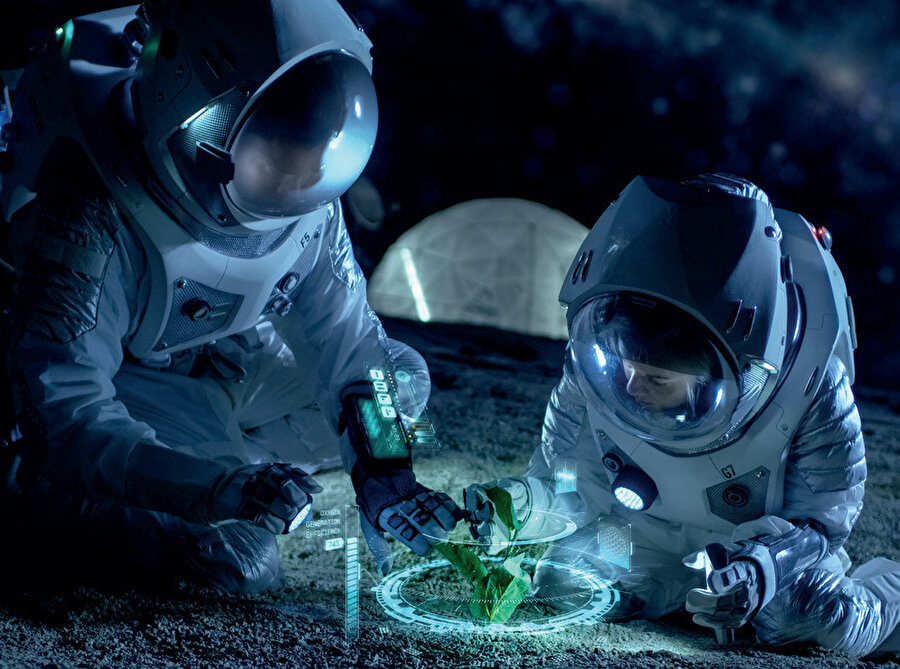 Uzayda tarımın nasıl yapılacağına dair hala pek çok bilinmeyen olsa da, son yıllardaki araştırmalar uzayda tarım konusunda önemli başarılar elde ediyor.