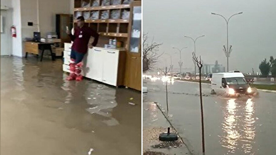 Şanlıurfa'yı sel vurdu: Hastane acil servisini su bastı, okullar tatil edildi