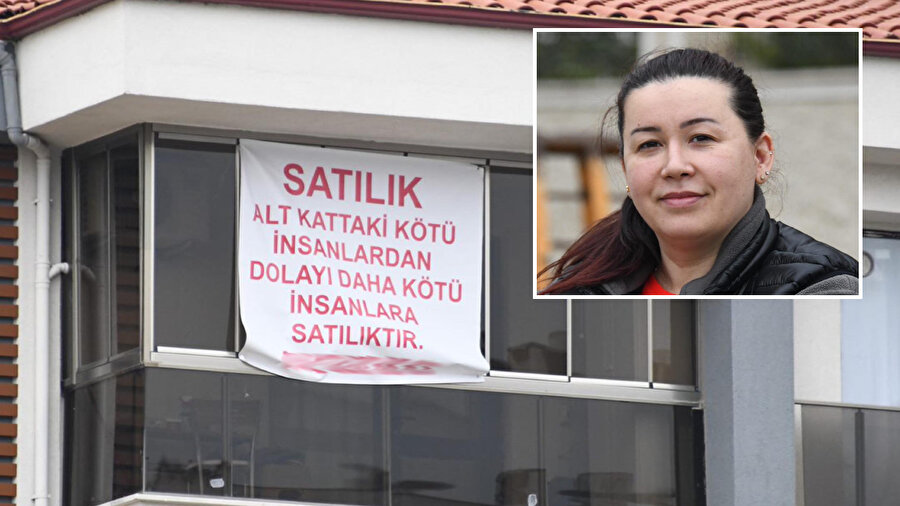  Özge Şeber ve evi için satılık ilanı