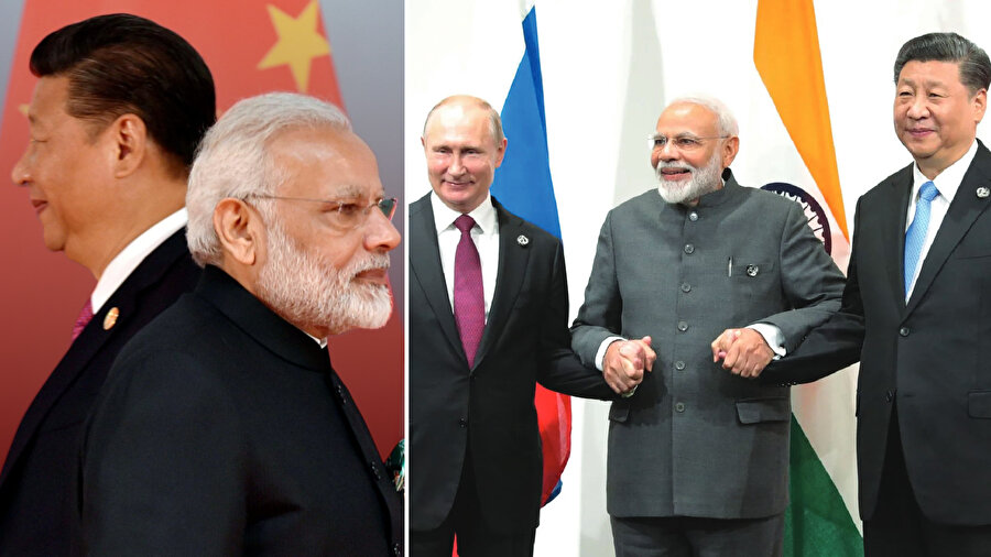 Vladimir Putin, Narendra Modi, Şi Cinping.