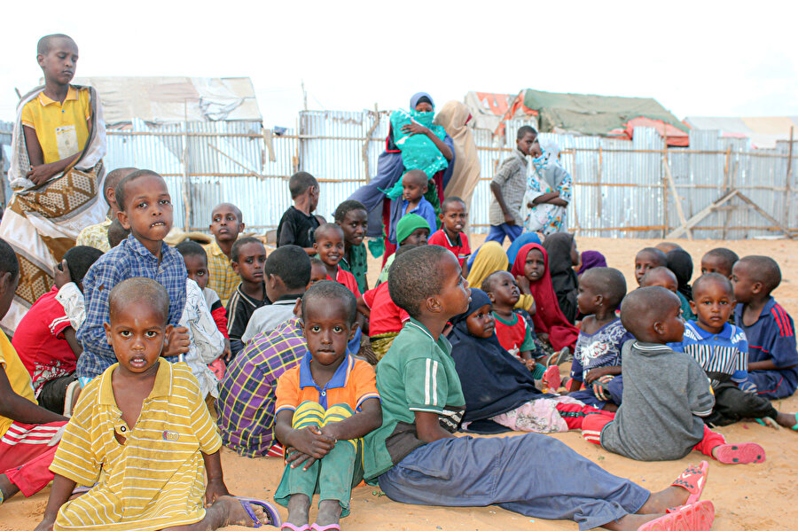 Kamplardaki mültecilerin çoğunluğunu çocuklar oluşturuyor.