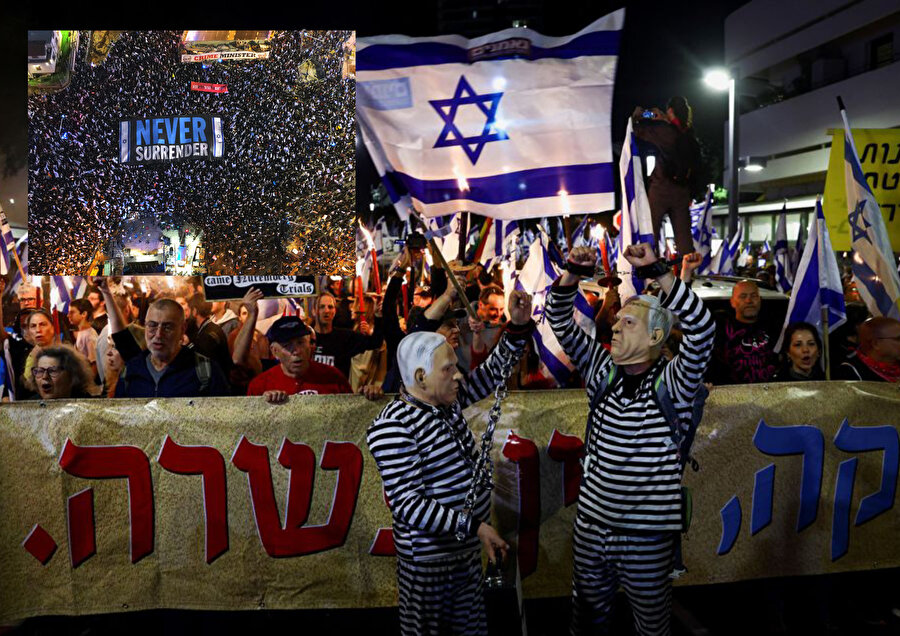 Protestocular, halihazırda meclisten geçmekte olan ve siyasetçilerin mahkemeler üzerindeki gücünü artıracak reform önerilerinin İsrail demokrasisine tehdit oluşturmasından korkuyor.