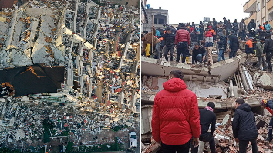 Kahramanmaraş merkezli depremler büyük yıkımlara neden oldu