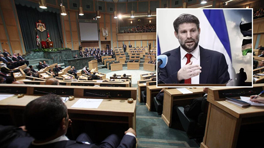 Ürdün Temsilciler Meclisi- İsrail'in aşırı sağcı Maliye Bakanı Bezalel Smotrich