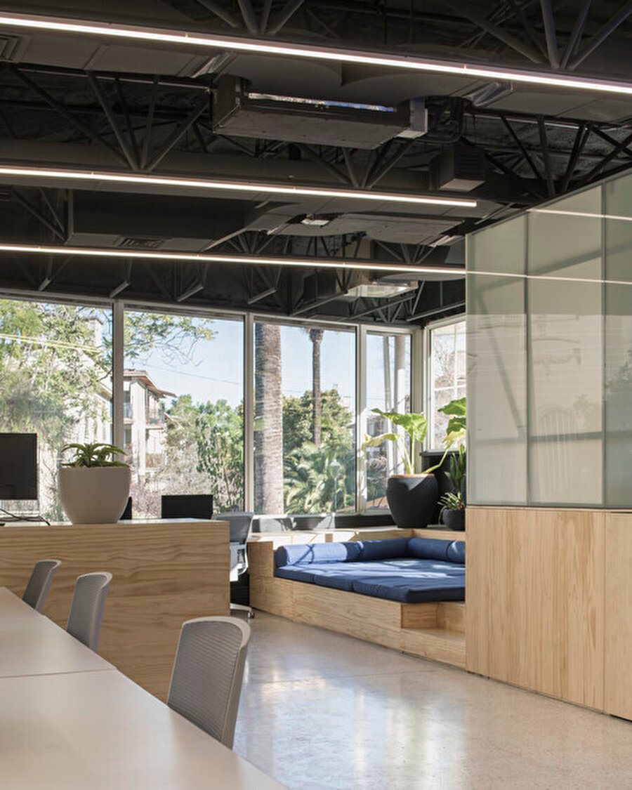 Ofis, çalışmak için eğlenceli bir alan olacak şekilde tasarlanıyor.