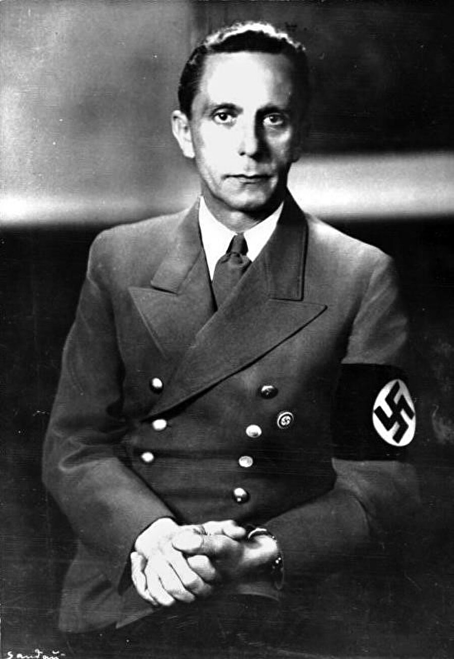 Hitler’in Propaganda Bakanı Joseph Goebbels.