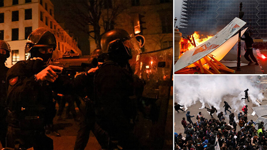 Fransa'da gösteriler devam ediyor