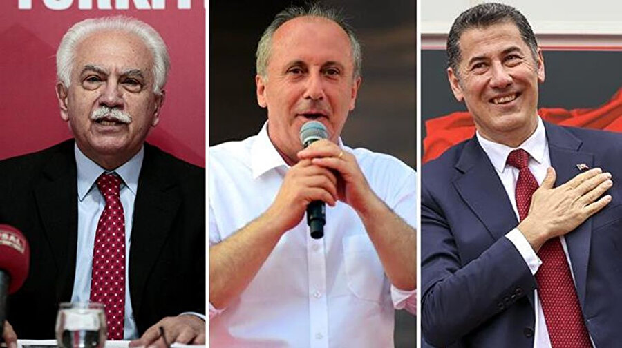 Doğu Perinçek, Muharrem İnce, Sinan Oğan